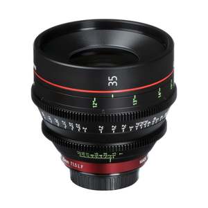 Cine Lenses: Canon EF Mount CN-E 35mm T1.5 L F Cine Lens