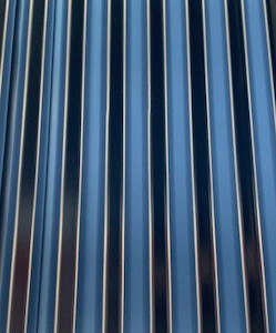 Metal Roofing: Midnight™️ Black (Ebony) Corrugated Iron Sheet 5.4m long x 865mm wide - For all general roofing/cladding/fencing etc