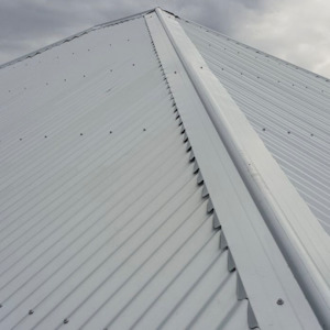 Frontpage: Ebony AND Gull Grey Iron Sheets 5.4m long x 850mm wide - For all general roofing/cladding/fencing etc W1