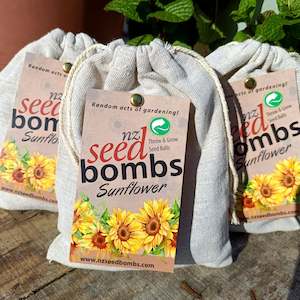 Nz Seed Bombs: NZ Seed Bomb - Sunflower