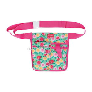 Annabel Trends: Half Waist Garden Tool Belt - Camellias Mint