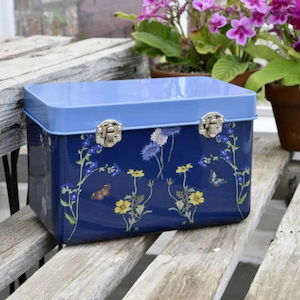 Garden Accessories: Seed Packet Storage Tin - British Meadow
