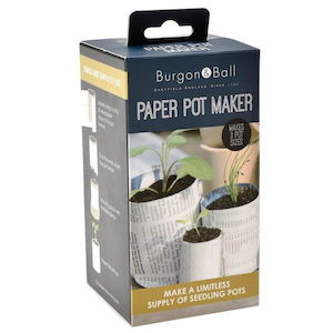 Garden Accessories: Burgon & Ball Paper Pot Maker