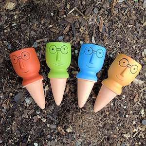 Terracotta Water Spikes - Coloured Faces