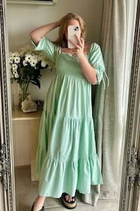 Dresses: Mila Maxi Dress - Peppermint