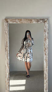 Summer Collection: Brown Phoenix Flower Dress