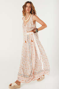 Flash Sale: Spell - Sunshine Bandit Wrap Skirt - Desert Sage