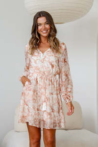 Blush Phoenix Flower Dress