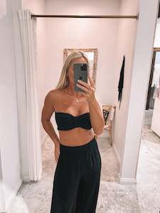 Size M L: Coco Bandeau Black