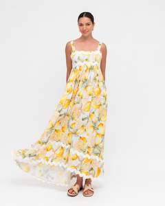 Summer Collection: Paper Heart - Lemon Maxi Dress