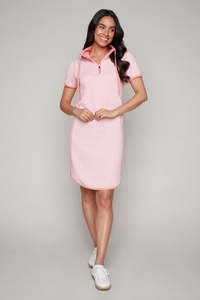 Size Small: Reversible Knit Dress - Carre Noir - Peach