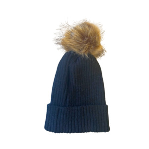 Samsara Collection: PomPom Beanie - Black