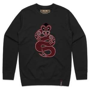 Dads Day: Moko Taniwha Crewneck Sweatshirt