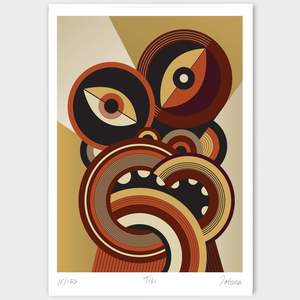 Pukana Limited Edition Print