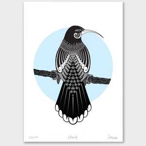 Huia Limited Edition Print