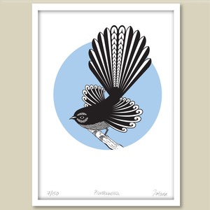 Piwakawaka Limited Edition Print