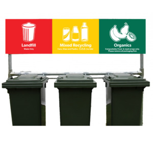 Wheelie Bins: Wheelie Bin Locking Stand