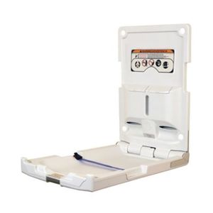Bathroom Sanitary: Wall mounted baby changing station - vertical