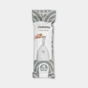 Rubbish Bags: Brabantia Bin Liners for 50L & 60L bins (code H)