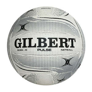 Netballs: Gilbert Pulse Leisure Netball Size 4 White