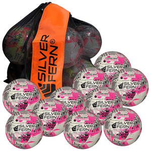 Silver Fern Kereru Netball Size 4 Pack of 10