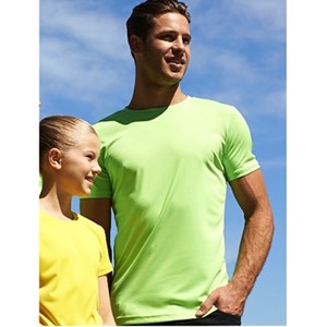 Singlets: Bocini Plain Brushed Tee Adults