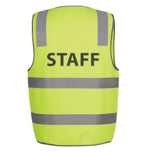 Hi Vis Vests: Adults Day/Night Staff Hi Vis Vest Lime