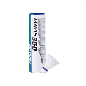 Badminton Racquets Shuttles: Yonex Mavis 350 Nylon Shuttle White