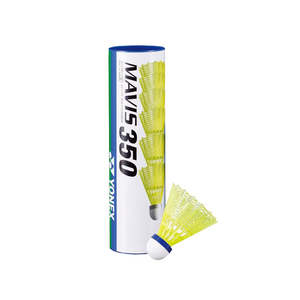 Badminton Racquets Shuttles: Yonex Mavis 350 Nylon Shuttle Yellow