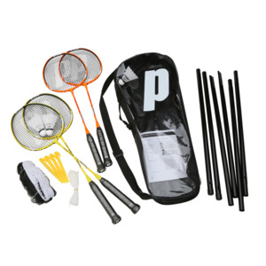 Badminton Racquets Shuttles: Prince 4 Player Badminton Set