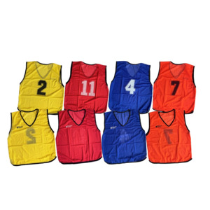 Silver Fern Numbered Mesh Singlets - Set of 10 - Medium