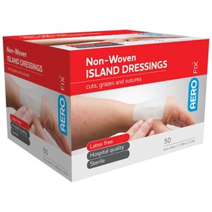 Aerofix Non-Woven Island Dressing 60mm X 80mm - Box Of 50