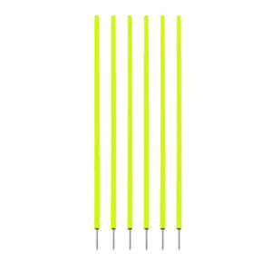 Fixed Height Agility Pole 1.6m Yellow