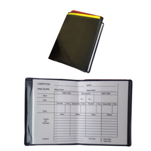 Soccer Referee Wallet W/Cards And Score Sheets