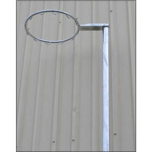 Netball Hoops Nets Goals: Outdoor Fixed Height Netball Post 50NB - Each