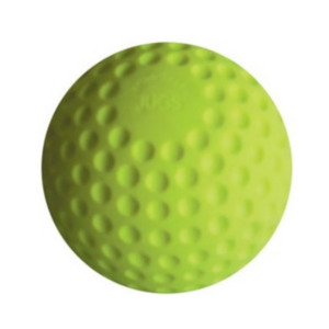Softball Bats Balls: Silver Fern Yellow Dimpled Machine Softball 12"