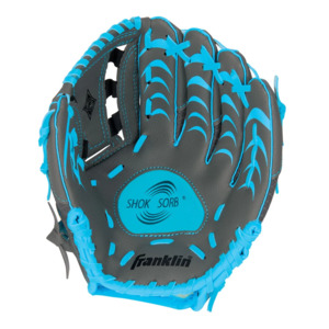 Softball Gloves: Franklin Shok-Sorb Softball Glove 10.5" Blue
