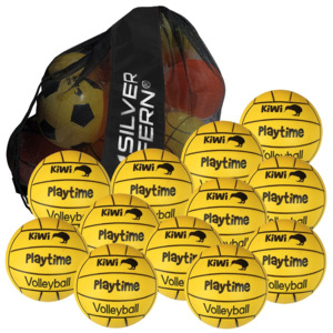 Sports Packs Kits: Kiwisport Yellow PVC Ball Pack of 12