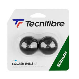 Squash: Technifibre Beginners Blue Dot Squash Ball - Set Of 2