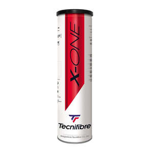 Tennis Racquets Balls: Tecnifibre X-One Tennis Ball - 4 Ball Can