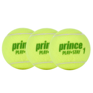 Prince Play & Stay Stage 1 Green Coaching Balls - Pack Of 3
