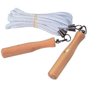 Skipping Rope Wooden Handle 2.7m