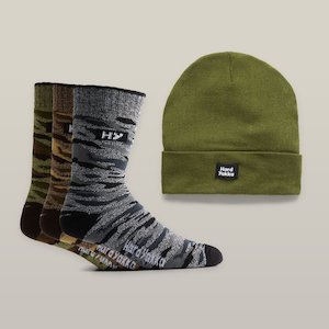 Hard Yakka | Camo Sock & Beanie Bundle | Y22943
