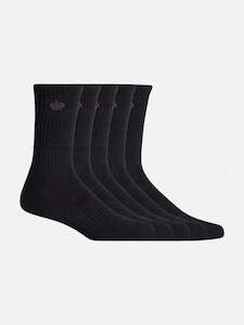 KG | 5 Pack Men's Cotton Crew Work Socks | K09035