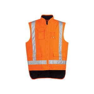 Hi Vis Wet Weather Vests: Syzmik |Mens TTMC-W17 Fleece Lined Vest | ZJ356