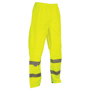 Hi Vis Wet Weather Pants: Tuffviz | Hi Vis Highway Overtrouser