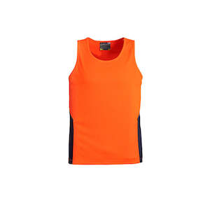 Womens Workwear Hi Vis Clothing: Syzmik Workwear | Unisex Hi Vis Squad Singlet | ZH239