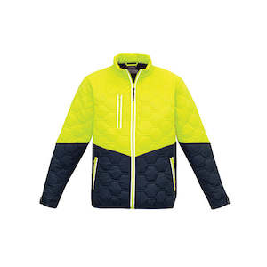 Womens Workwear Hi Vis Clothing: Syzmik Workwear | Unisex Hexagonal Puffer Jacket | ZJ420