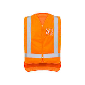 Hi Vis Vests 1: Syzmik Workwear | Mens TTMC-W17 Zip X Back Vest | ZV961
