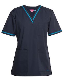 JB's Wear | Ladies Contrast Scrubs Top | 4SCT1